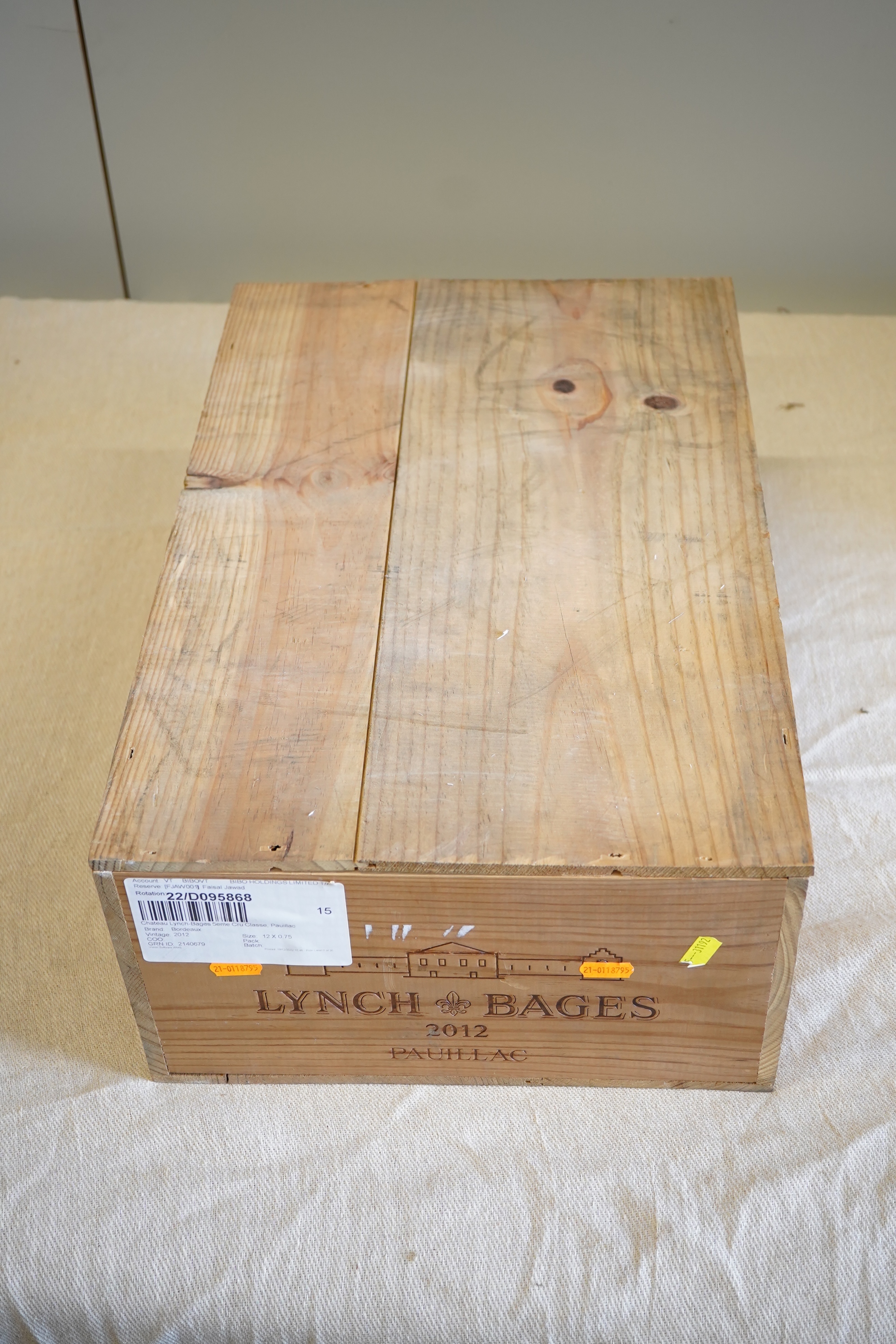 Château Lynch-Bages, 2012